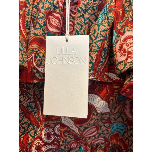 ULLA JOHNSON Lila Floral Cold Shoulder Dress NWT SIZE 12 $450 - Picture 4 of 6